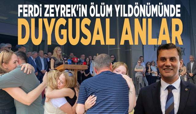 Ferdi Zeyrek'in ölüm yıldönümünde duygusal anlar