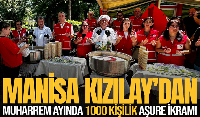 Manisa'da Kızılay'dan Muharrem Ayında 1000 Kişilik Aşure İkramı