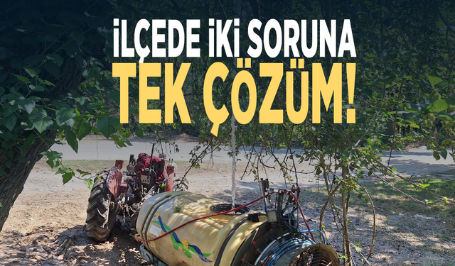 İlçede iki soruna tek çözüm!
