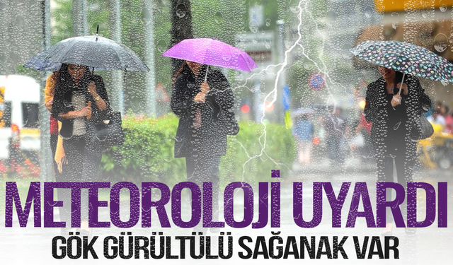 Manisa'ya gök gürültülü sağanak yağış geliyor