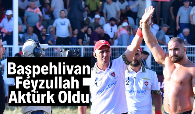 Yuntdağı Yağlı Güreşleri’nin Başpehlivanı Feyzullah Aktürk Oldu