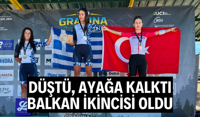 Düştü, ayağa kalktı, Balkan ikincisi oldu
