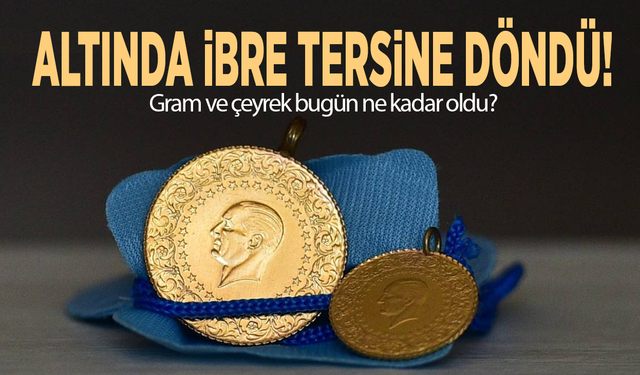 Altında ibre tersine döndü!