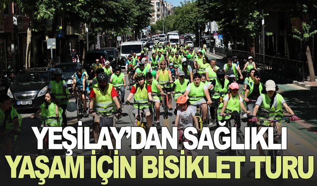 Manisa’da Yeşilay’dan Sağlıklı Yaşam İçin Bisiklet Turu