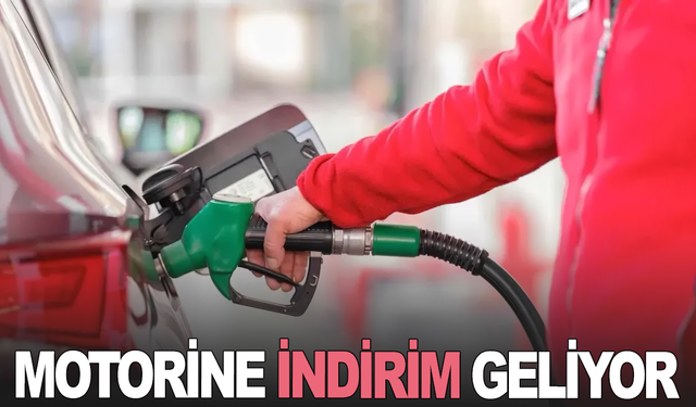 MOTORİNE İNDİRİM GELİYOR