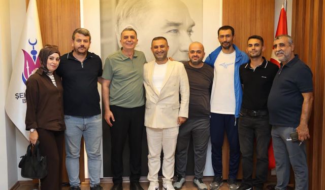 Manisa Amatör Kulüpler Birliği'nden Başkan Şimşek'e ziyaret