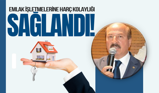 Emlak sektörüne harç kolaylığı