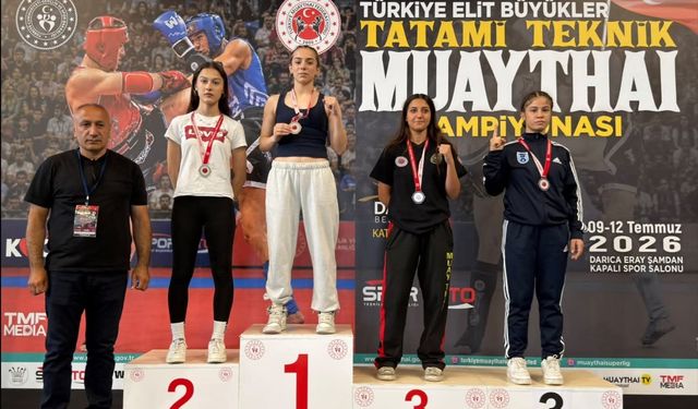 Manisalı muaythaiciler Türkiye Şampiyonası'na damga vurdu