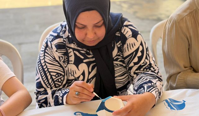 Tarihi Kurşunlu Han’da atölye günlerine yoğun ilgi