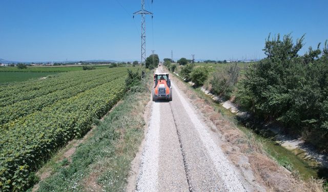 Çiftçilerin yolu artık daha güvenli