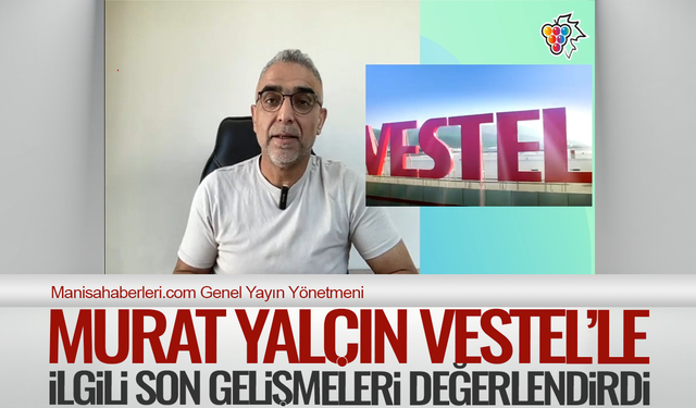 Murat Yalçın, Vestel'deki son gelişmeleri değerlendirdi