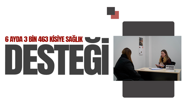 Yunusemre'de 6 ayda 3 bin 463 kişiye sağlık desteği
