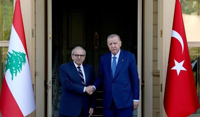 Cumhurbaşkanı Erdoğan, Lübnan Başbakanı Selam ile görüştü