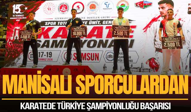 Manisalı sporcular, Karatede Türkiye Şampiyonluğu Başarısı elde etti