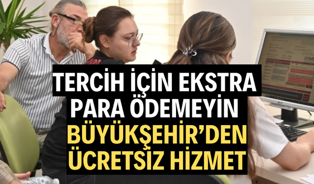 Manisa Büyükşehir’den LGS adaylarına ücretsiz tercih desteği