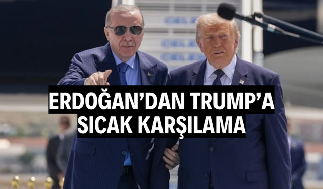 ABD Başkanı Donald Trump’ı taşıyan uçak Ankara’ya iniş yaptı