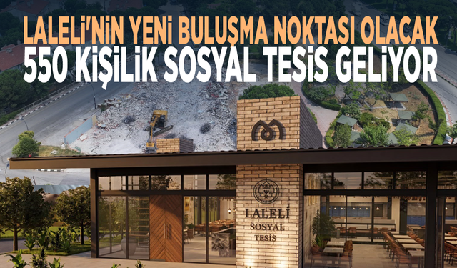 Laleli'nin yeni buluşma noktası olacak... 550 kişilik sosyal tesis geliyor