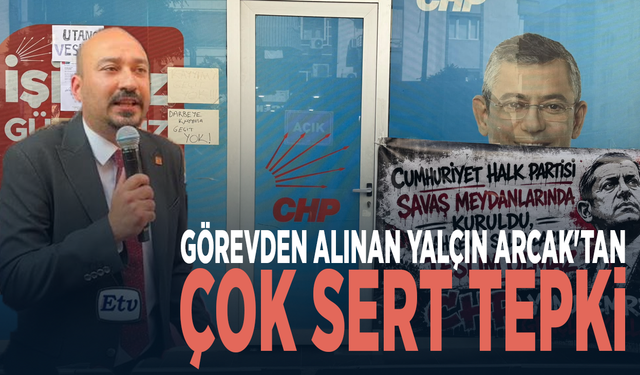 Görevden alınan Yalçın Arcak'tan çok sert tepki