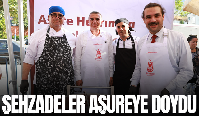 Şehzadeler aşureye doydu