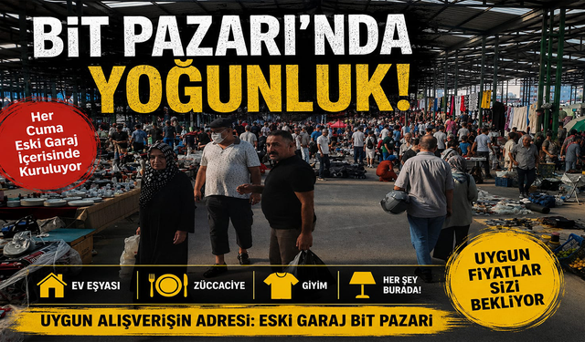 Manisa'da Bit Pazarına yoğun ilgi