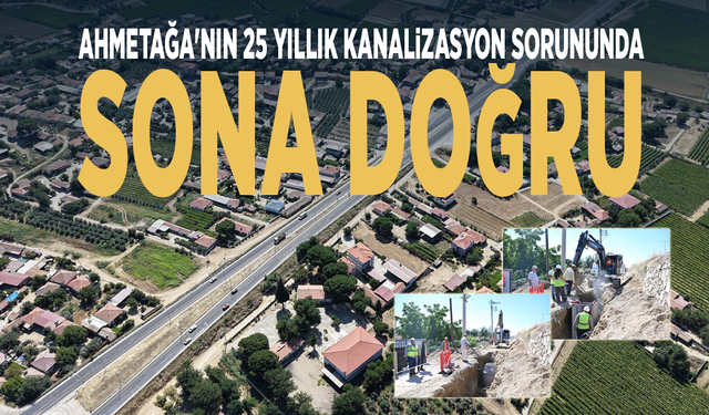Ahmetağa'nın 25 yıllık kanalizasyon sorununda sona doğru