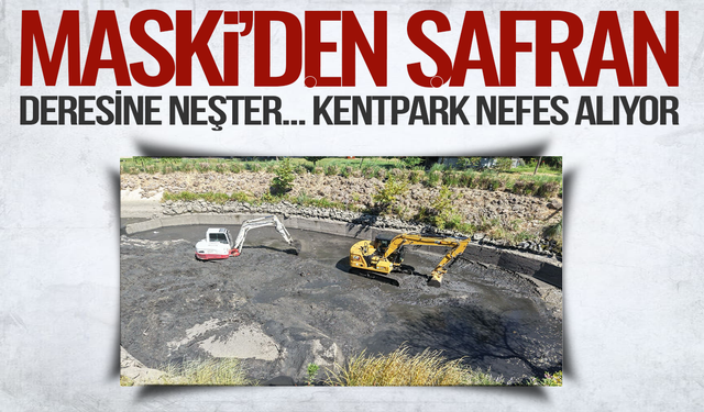 MASKİ'den Safran Deresi'ne neşter: Atatürk Kent Parkı Nefes Alıyor