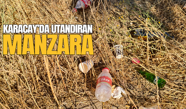 Karaçay'da utandıran manzara