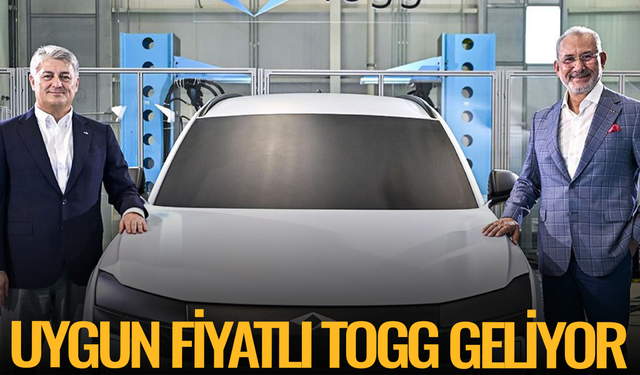 Uygun fiyatlı TOGG geliyor