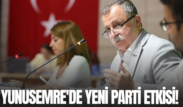 Yunusemre Meclisi'nde YENİ Parti sonrası dengeler değişti