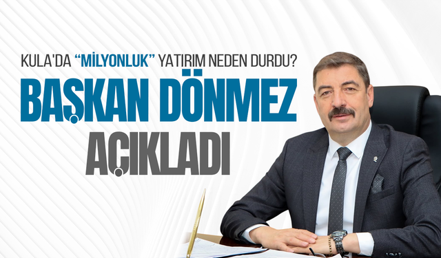 Mecliste reddedilen spor kompleksi sonrası Başkan Dönmez'den açıklama