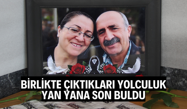 İzmir'de trafik kazasında hayatını kaybeden karı koca memleketleri Sivas'ta toprağa verildi