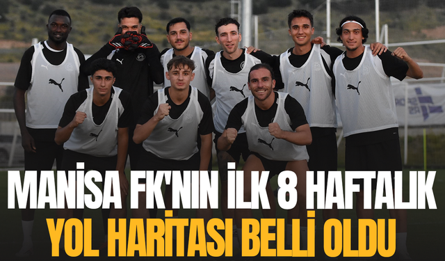 Manisa FK'nın ilk 8 haftalık yol haritası belli oldu