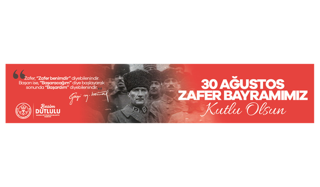 MANİSA BÜYÜKŞEHİR BELEDİYESİ 30 AĞUSTOS REKLAMI