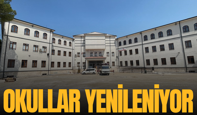 Manisa'da okullar yenileniyor