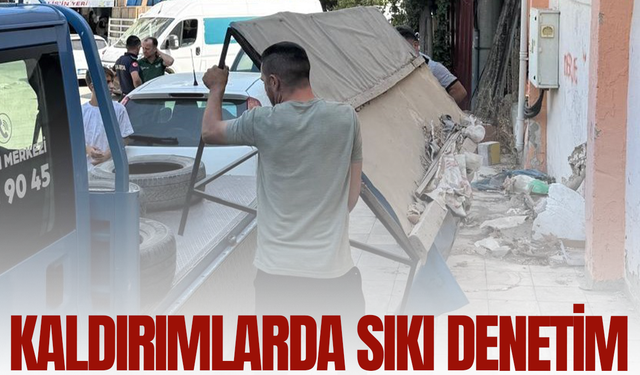 Manisa'da kaldırımlarda sıkı denetim