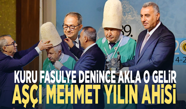 Kuru fasulye denince akla o gelir... Aşçı Mehmet yılın ahisi