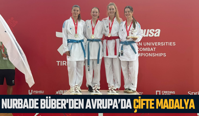 Nurbade Büber'den Avrupa’da çifte madalya