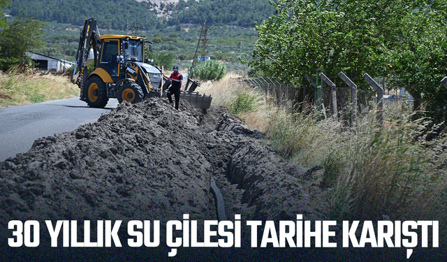 Avdan’da 30 yıllık su çilesi tarihe karıştı