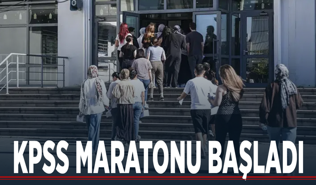 KPSS maratonu başladı