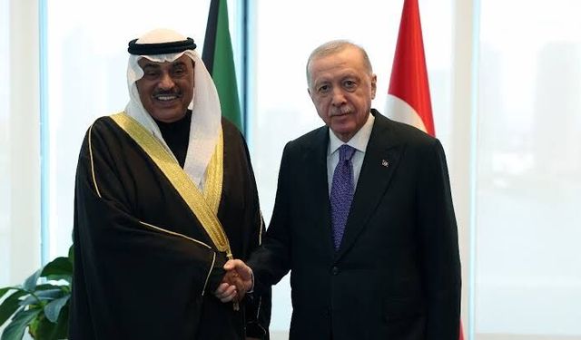 Cumhurbaşkanı Erdoğan, Kuveyt Veliaht Prensi Al-Sabah ile görüştü