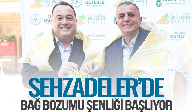 Şehzadeler'de Bağ Bozumu Şenliği başlıyor