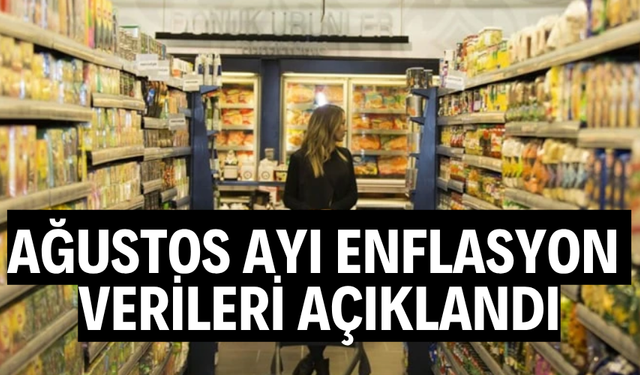 TÜİK, ağustos ayı enflasyon verilerini açıkladı
