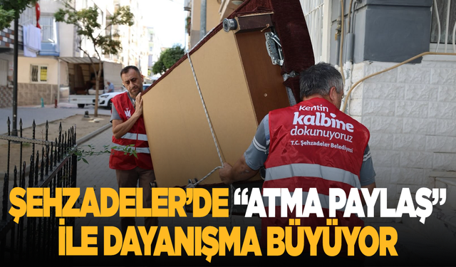 Şehzadeler’de “Atma Paylaş” ile dayanışma büyüyor