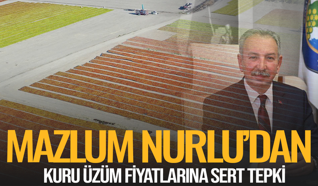 Mazlum Nurlu’dan kuru üzüm fiyatına tepki