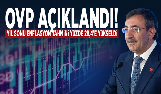 OVP açıklandı! Yıl sonu enflasyon tahmini yüzde 28,4’e yükseldi