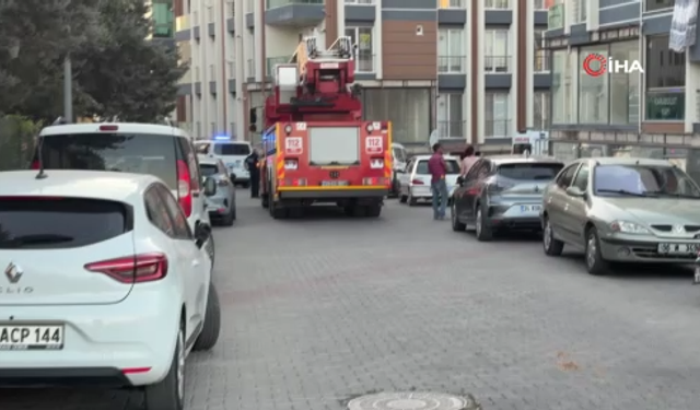 Evde uyuya kalan şahıs ekipleri harekete geçirdi