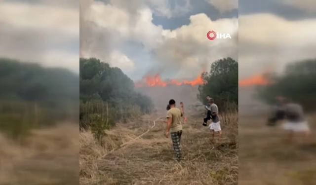 Alevler kışlaya sıçradı