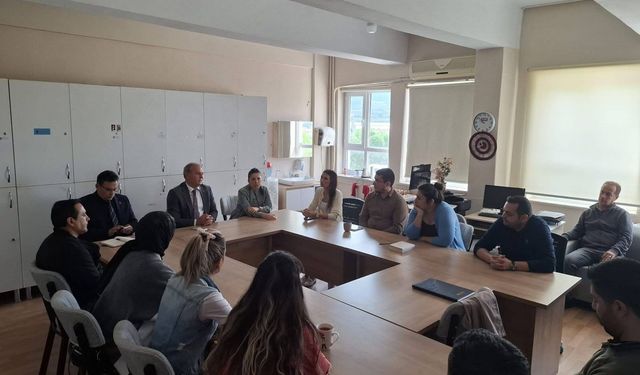 Okul ziyaretleriyle eğitimin nabzı tutuluyor