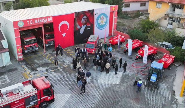 Alevlerle mücadelede Kula’ya tanker desteği