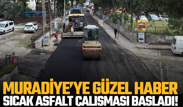 Muradiye'ye güzel haber: Mahallede asfaltlama çalışması başladı